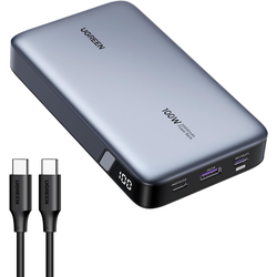 Ugreen 100W 20000mAh Prenosna baterijaza prenosnik s tremi vrati