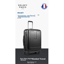 Delsey Kofer, 61 cm, Crni