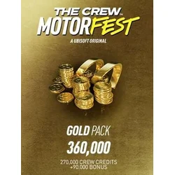 The Crew™ Motorfest Gold Pack (360,000 Crew Credits) (DLC) XBOX LIVE GLOBAL