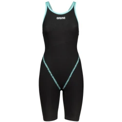 Arena powerskin primo closed back racing black/teal xxs - uk28