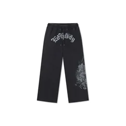 Ed Hardy Hlače črna / bela