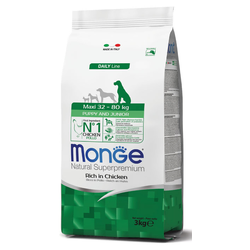 Monge Maxi Puppy Best for breeders  - granule 28/16 - hrana za štence velikih rasa piletina 15kg