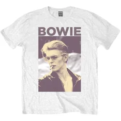 David Bowie Majica Smoking Unisex White M