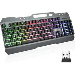 KLIM Lightning brezžična gaming tipkovnica – QWERTZ postavitev