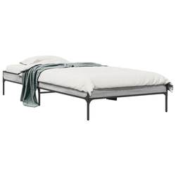 Okvir za krevet boja hrasta 90x200 cm konstruirano drvo i metal