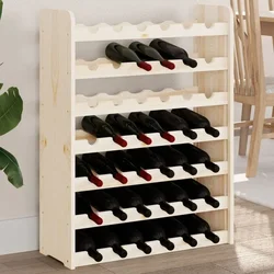 Stalak za vino 67,5x25x87 cm od masivne borovine