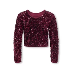 ONLY GIRLS Bluza KOGCONFIDENCE vinsko rdeča