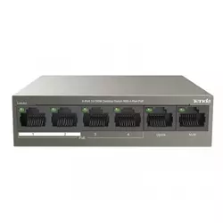 TENDA TEF1106P-4-63W 6-Port 10100M Desktop Switch with 4-Port PoE