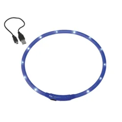 Nobby varnostna LED ovratnica, modra 70 cm