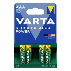 Varta HR3 4 punjive baterije AAA 800mAh