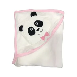 Peškir za bebe Panda, Beli