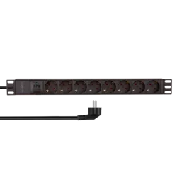Logilink PDU 8 x šuko CEE 7/3, zaštita od preopterećenja, 1.8m