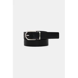 Usnjen pas Calvin Klein moški, črna barva, K50K512838