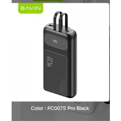 Prenosiva baterija Bavin Power bank 20000mAh 22,5W Type C & Ligtning kabl