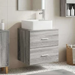 Umivaonik s policom Siva Sonoma 53 x 34,5 x 63 cm