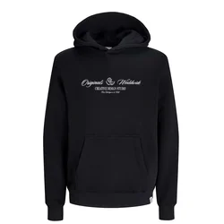 Jack & Jones Junior Majica JORTORONTO črna/bela
