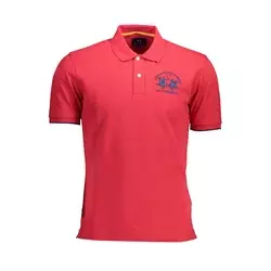 LA MARTINA Muška polo majica CCMP01-PK001_ROSSO_06008, Crvena