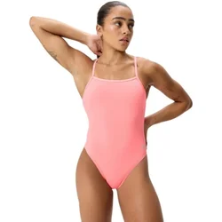 Speedo solid web back neon melon l - uk36