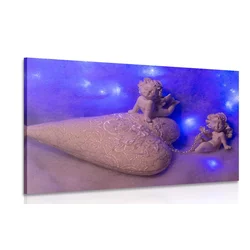 Slika angelček s srčkom - 120x80