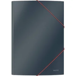 MAPA KARTONSKA Z ELASTIKO A4 LEITZ COSY SIVA 30020089