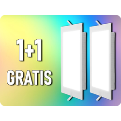 LED ugradno plafonsko svetlo LED/24W/230V 29,5x29,5 cm 3000K bela