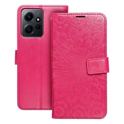 MEZZO Book case preklopna torbica za XIAOMI Redmi NOTE 12 4G mandala magenta
