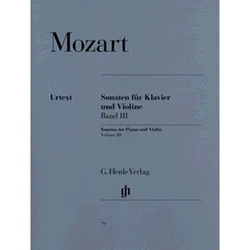MOZART: VIOLIN SONATAS VOL. 3 NOTE
