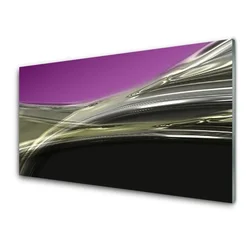 tulup.si Steklena slika Abstrakcija graphics 125x50 cm 4 obešalnika