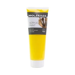 Akrilna barva Molenaer 250 ml - rumena
