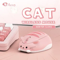 Akko Bežični miš, 2.4GHz, Bluetooth, Roze