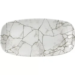 CHURCHILL Kintsugi Agate Grey plitev krožnik, dolžina: 298 mm (12 kos)