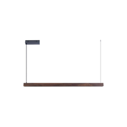 Immax NEO 07300L-LED prigušiva luster na sajli MADEIRA 26W/230V Wi-Fi Tuya 122 cm, orah