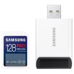 SAMSUNG 128GB MB-SY128SB/WW PRO Ultimate SDXC memorijska kartica sa čitačem