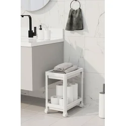 Aberto Design Polica za odlaganje TKRLKKT-2K-1, 23x36x40 cm, Bela