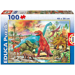 Dinosaurs puzzle 100pz