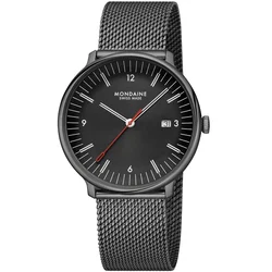 Mondaine MLE.41220.SM  Mens Watch Doppio 41mm 5ATM