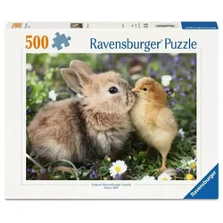 Ravensburger - Puzzle Zajec in piščanec - 500 kosov