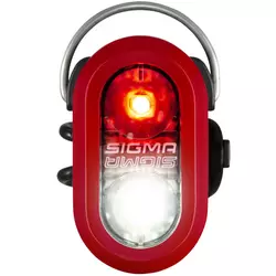 Sigma MICRO DUO SAFETY LIGHT, kolesarska svetilka, rdeča 17253