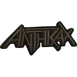 Anthrax Brown Logo Našitek za šivanje