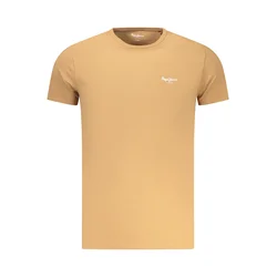 Rjava majica s kratkimi rokavi Pepe Jeans