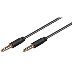 MicroConnet Kabel minijack 0,5m 3.5mm