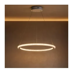 LED prigušiva luster na sajli LED/90W/230V 3000-6500K prečnik 60 cm + daljinski upravljač