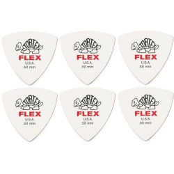 Dunlop 456R 0.50 Tortex Flex Triangle 6 Pack