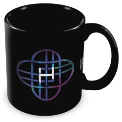 Šolja Pyramid - KPop Demon Hunters - Huntrix Logo Black Mug
