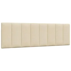Vidaxl Blazina za vzglavje Hanko krem 160 cm blago