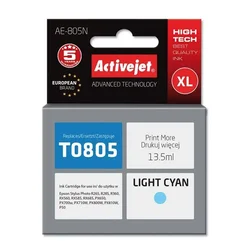 Activejet AE-805N light blue črnilo (nadomestilo za Epson T0805, 13,5 ml)