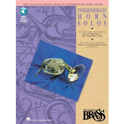 CANADIAN BRASS BOOK INTERMEDIATE HORN SOLOS + AUDIO ACCESS