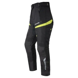 Ženske motoristične hlače Street Racer Vix Black-Fluo Yellow