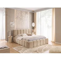 Dvižna postelja Micandi – 160x200 cm, velur Salvador (Agmamito) 02