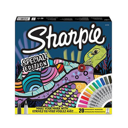 Sharp - Marker Sharpie Fine Ultimate Edition, Želva, 20 kosov